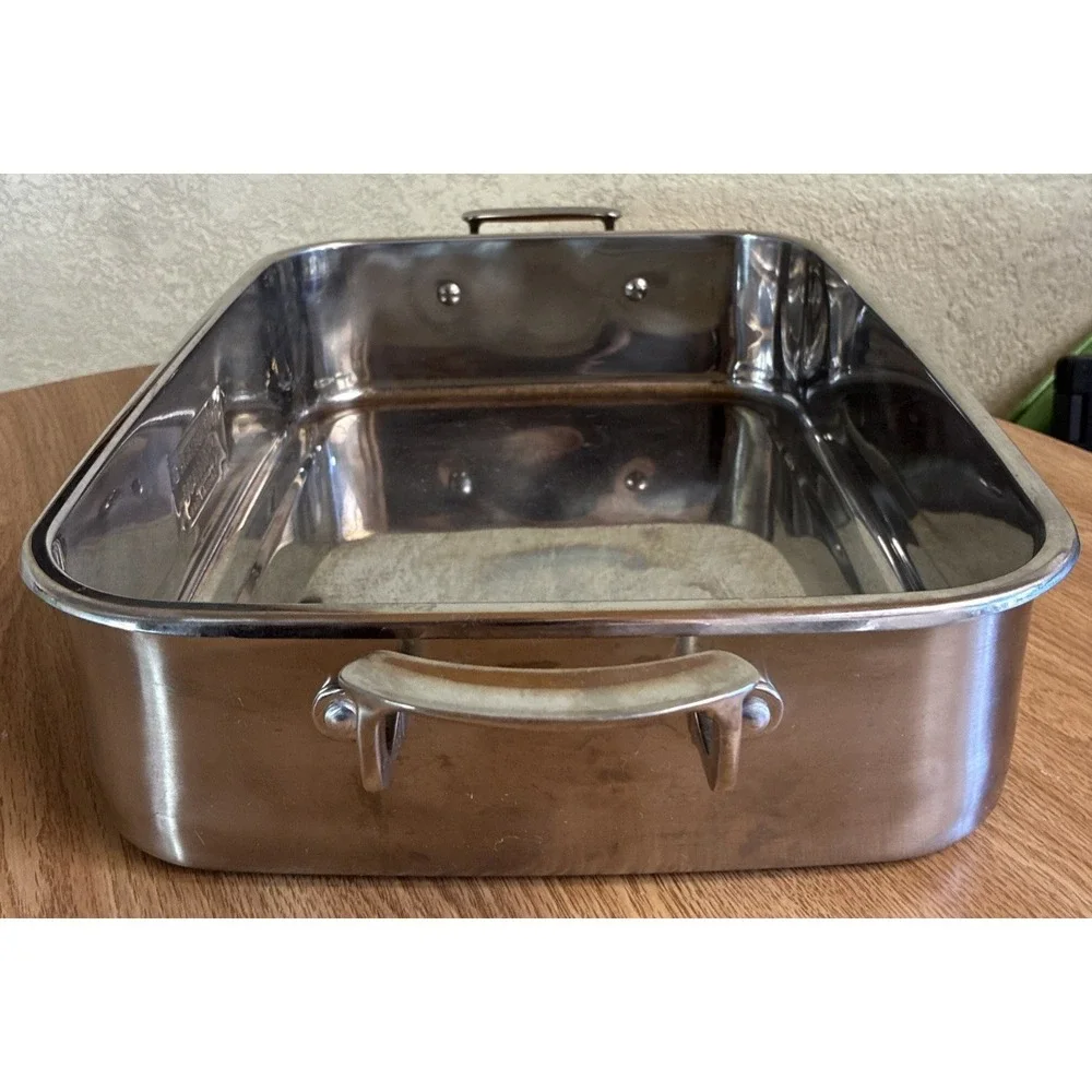 Rancher's‎ Reserve Tender Beef Roaster Pan Stainless Steel 16x12x3.5